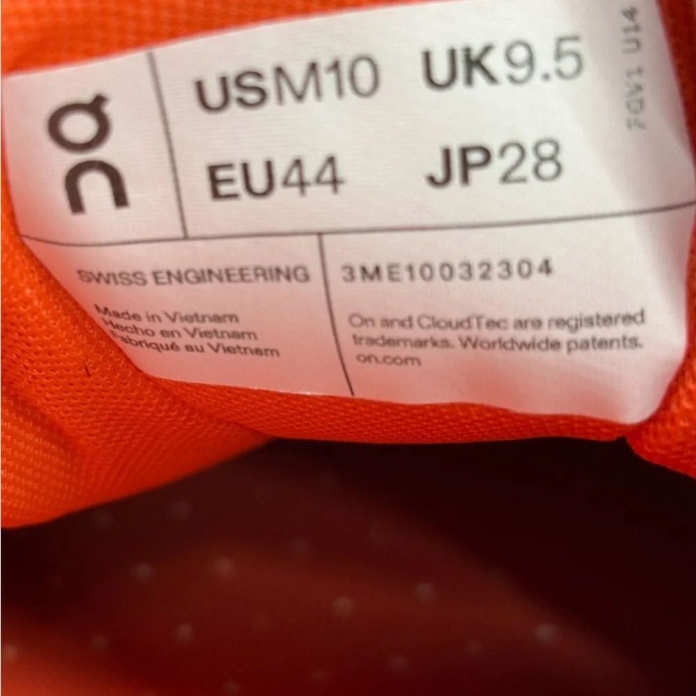 On Running Men’s Sneakers in Beige, Coral, Pink and Black